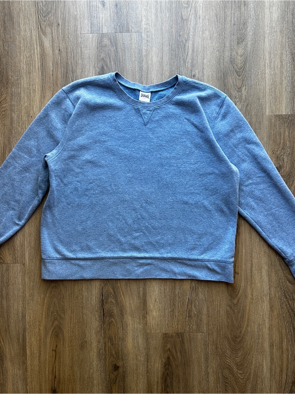 Everlast Sport Men’s Blue Crewneck Sweatshirt Boxy Fit Size XL
